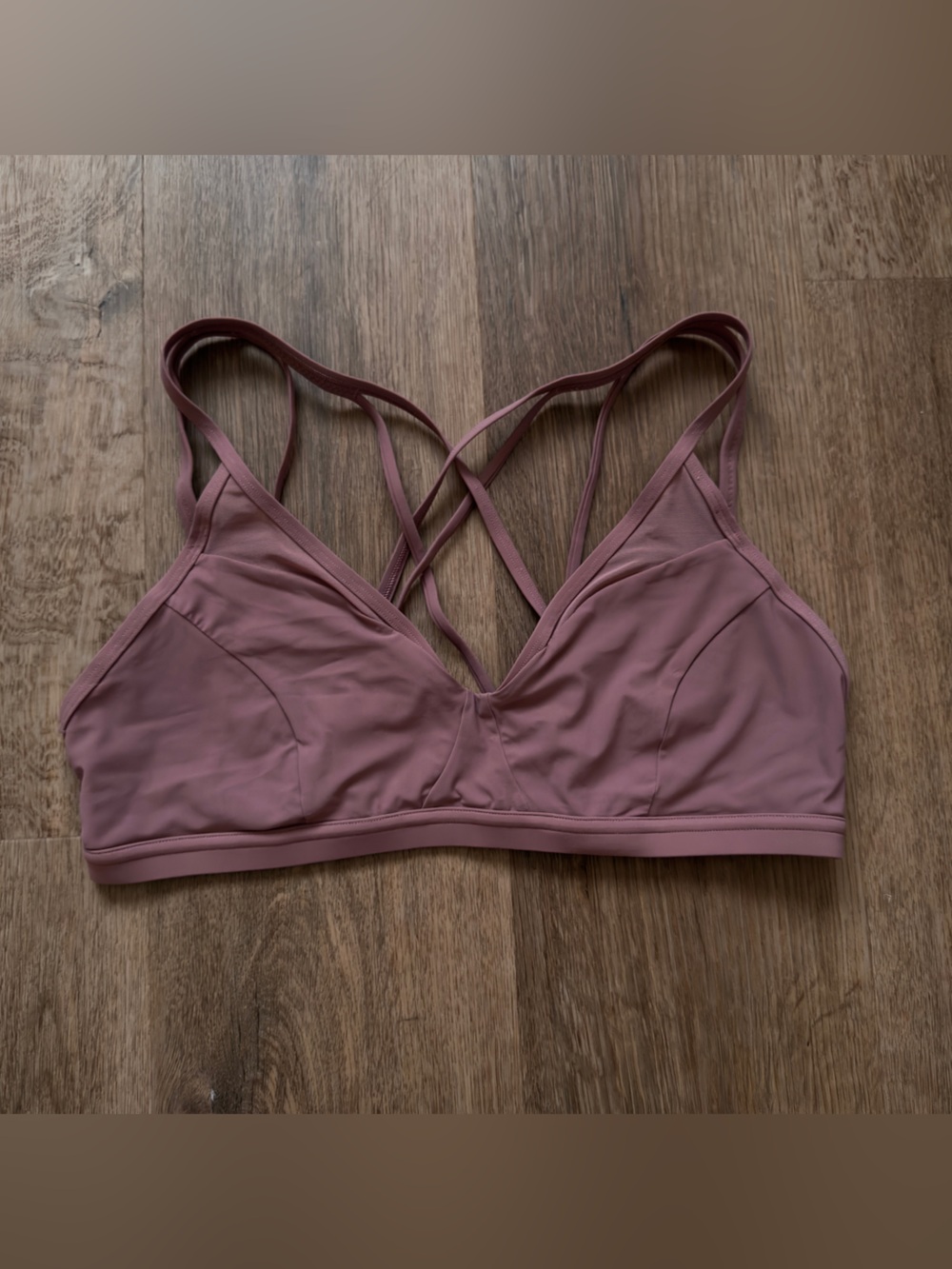Lululemon Strappy Mauve Sports Bra